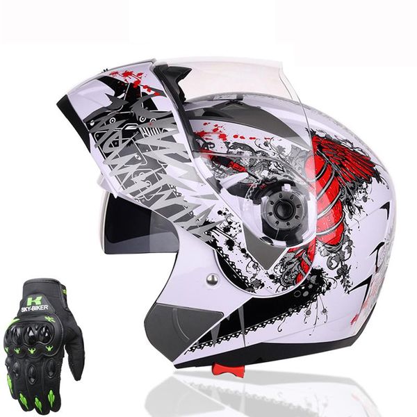 

motorcycle helmets motor gloves gift off-road helmet motocross professional motorbike racing dirt bike full face