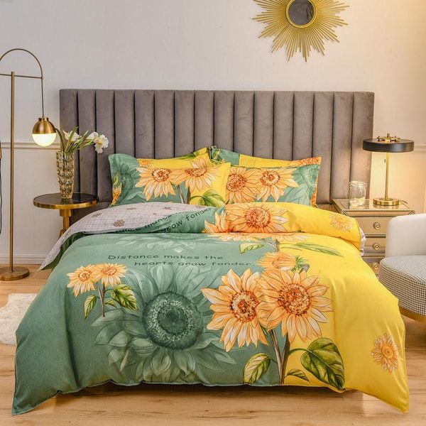 

bedding sets 4pcs/lot textile 1 duvet cover + bed sheet 2 pillowcase fashion quilt set personality f0457