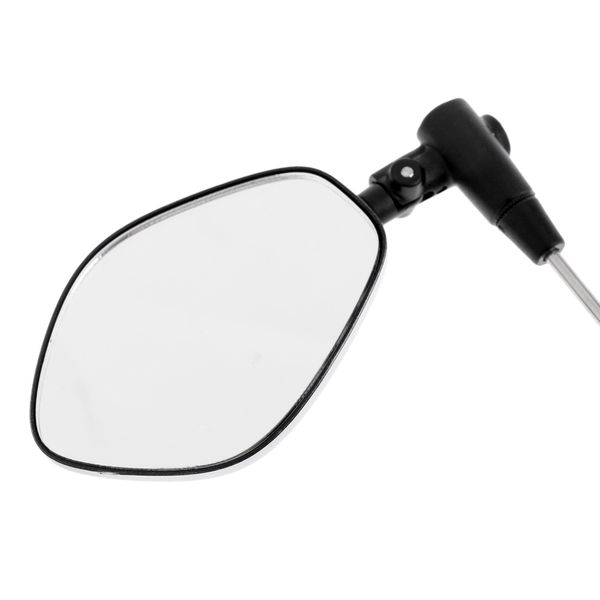 

360 adjustable bike bicycle rear view helmet rearview mirror stick mounted