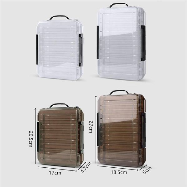 

fishing accessories m/l size waterproof tackle box compartments pouch storage accessory