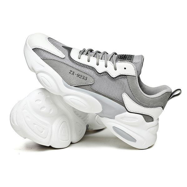 

men's shoe sports men lightweight breathable casual white black light blue shoes trendy youth running sneakers item one
