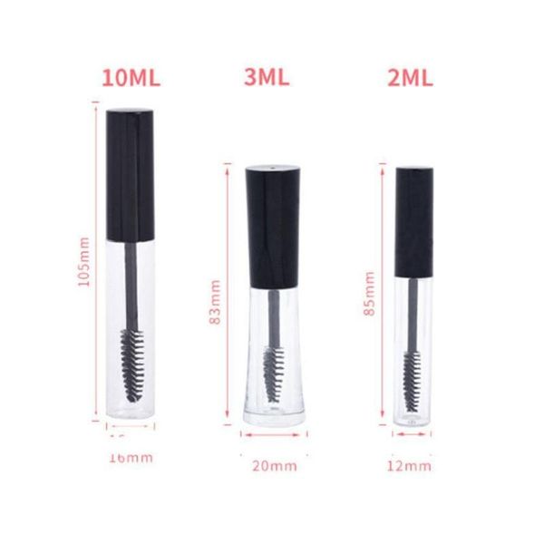

storage bottles & jars empty mascara sub-bottle cosmetic container eyebow cream tube dye portable travel supplies 50 a6q5
