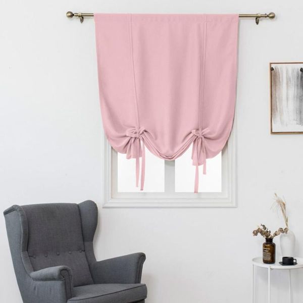 

curtain & drapes simple short double-sided mahigh blackout solid color window shade