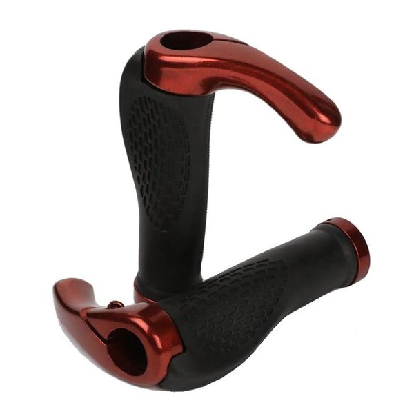 

bike handlebars &components n58b aluminum fiber city mtb handle grips mountain handlebar cover scooter end bar soft non-slip w/locking