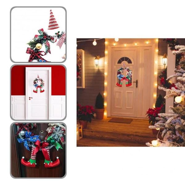 

decorative flowers & wreaths fake wreath fabric ornament mix color delicate texture excellent xmas hanging garland front door