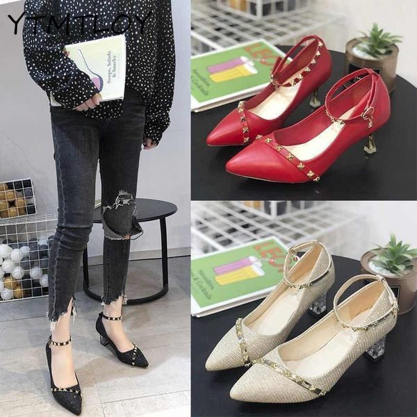 

shoes ladies high heels rivet bridal wedding silk elegant stiletto women sandals, Black