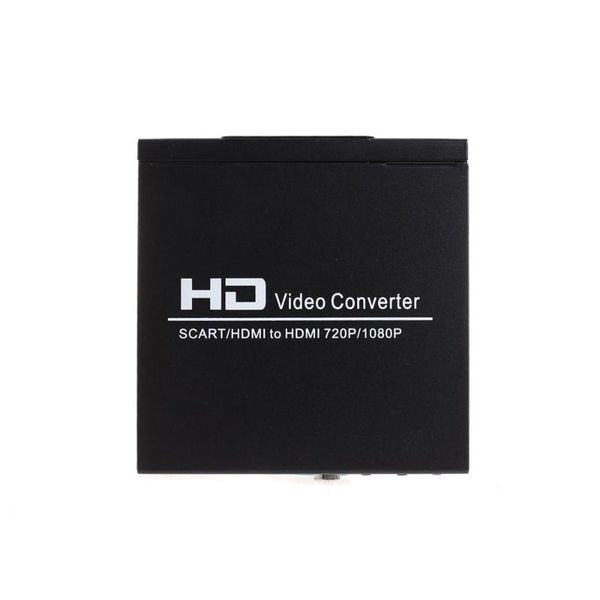 

audio cables & connectors scart to -compatible converter full hd 1080p digital high definition video konverter eu/us power plug adapter