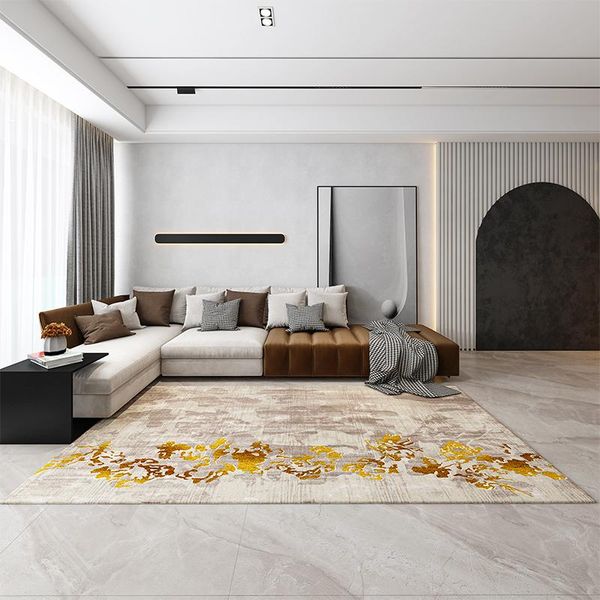 

carpets abstract carpet livingroom modern light luxury girl bedroom chair table bedside mat soft fluffy for living room