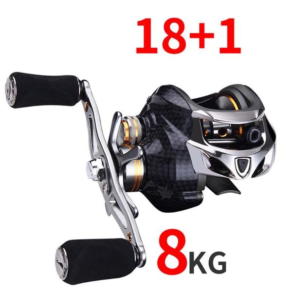 

baitcasting reels japan 18bb+1 bearing carbon lure fishing high-end 8kg drag force