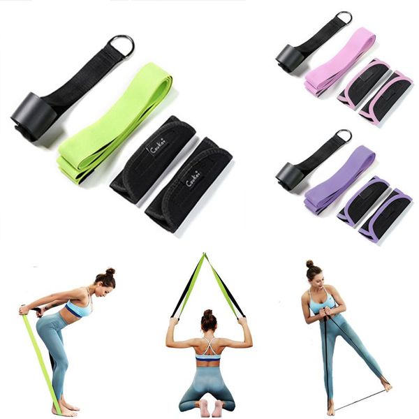 

resistance bands 180cm yoga body stretch pilates elastic band home hanging tension stretching strap gym training belt exercise