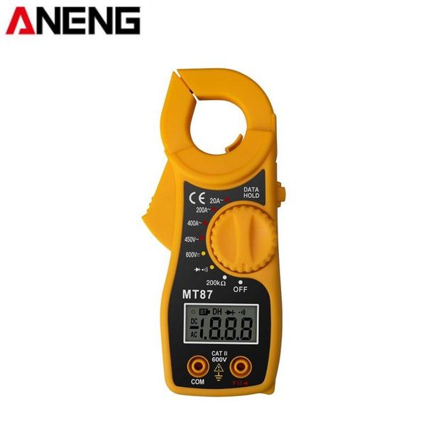 

multimeters aneng mt87 portable digital clamp ammeter multimeter with ac/dc voltage tester ac current resistance multi test meters