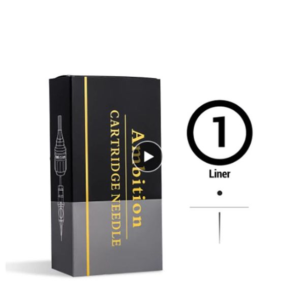 

ambition pmu tattoo cartridge needles 20pcs round liner long taper 1001rl 0801rl 0803rl 0805rl 0807rl 1rl 7rl 9rl 11rl