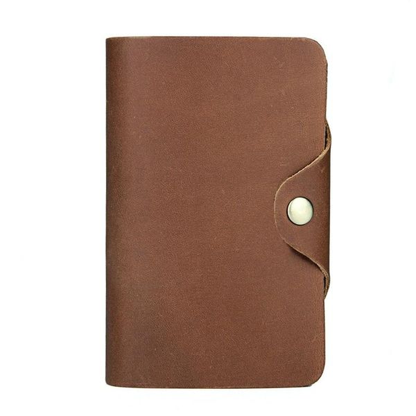 

wallets vintage men wallet genuine leather rfid short zipper coin purse man small money bag multifunctional card holder, Red;black