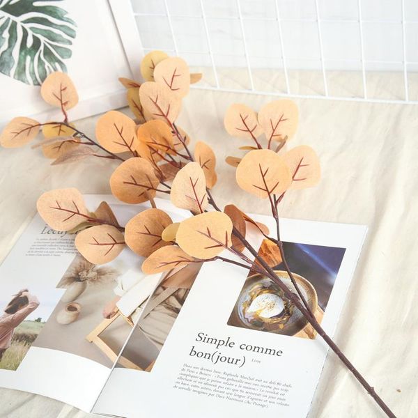 

decorative flowers & wreaths artificial plants fake leaf foliage bush home office garden flower wedding decor eucalyptus leaves money ginkgo