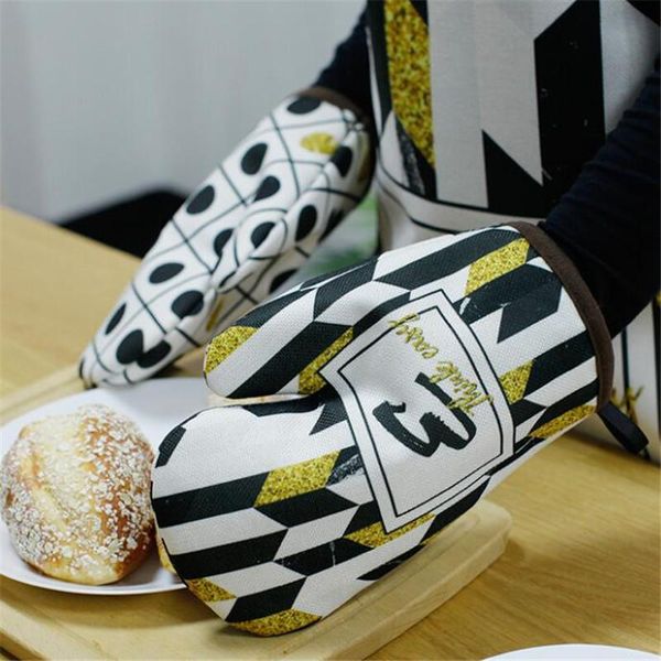 

oven mitts microwave kitchen gloves anti-scalding heat resistant thicken glove bakeware baking tools
