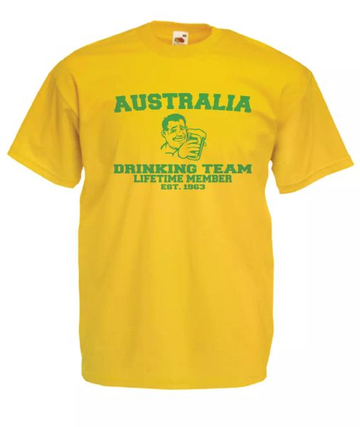 

australia beer team xmas gift idea mens women t shirts multi-color s-2xl, White;black