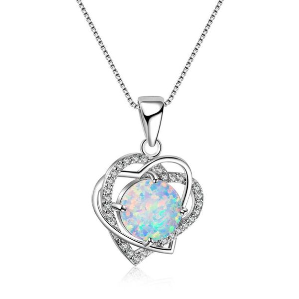 

pendant necklaces fashionable ao bao inlay and twine necklace simple, Silver