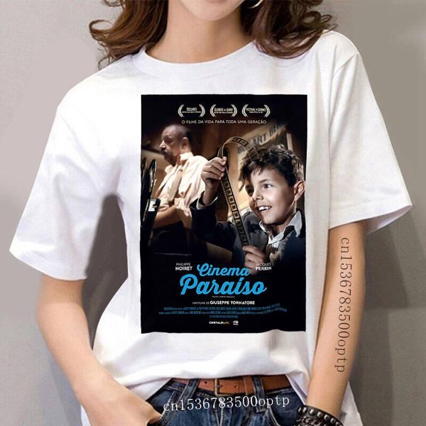 

women's t-shirt women cinema paradiso (1988) t shirt tshirt, White