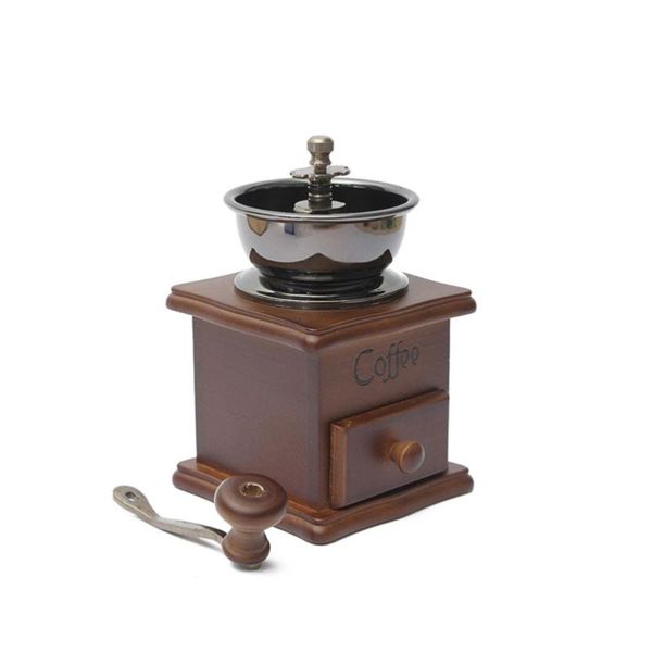 

manual coffee grinders bean hand herbs vintage style wooden retro burr mill beans grinding machine grain