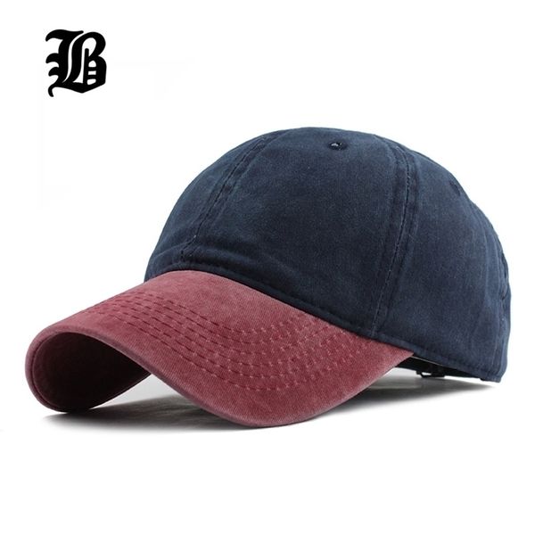 

[flb] 9 mixed colors washed denim hats autumn summer men women baseball cap golf sunblock beisbol casquette hockey caps 220117, Black;white