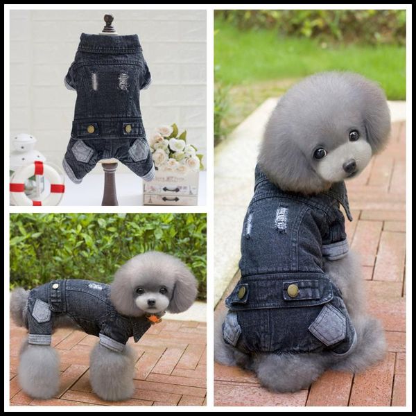 

dog apparel pet clothes wholesale black cattle four leg jeans