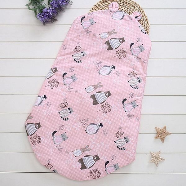 

blankets & swaddling baby cartoon anti-kick quilt thin section sleeping bag envelope stroller wrap born bedding blanket