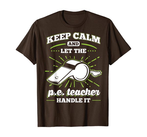 

p.e. teacher appreciation gift t-shirt for men or women tee, White;black