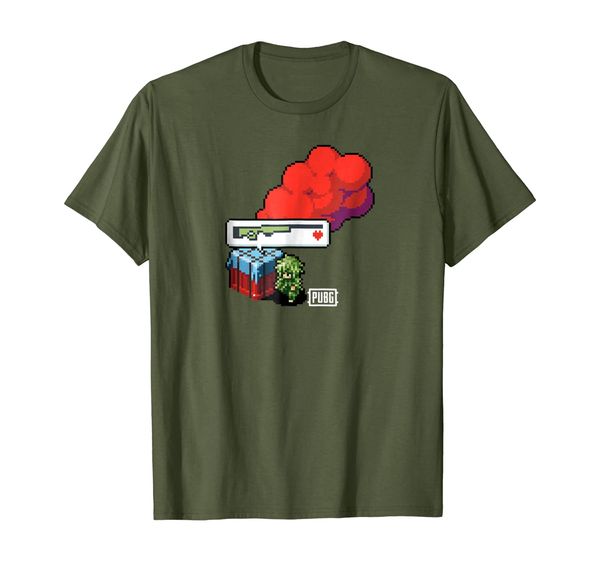 

pubg "pixel battleground" t-shirt - pub003, White;black