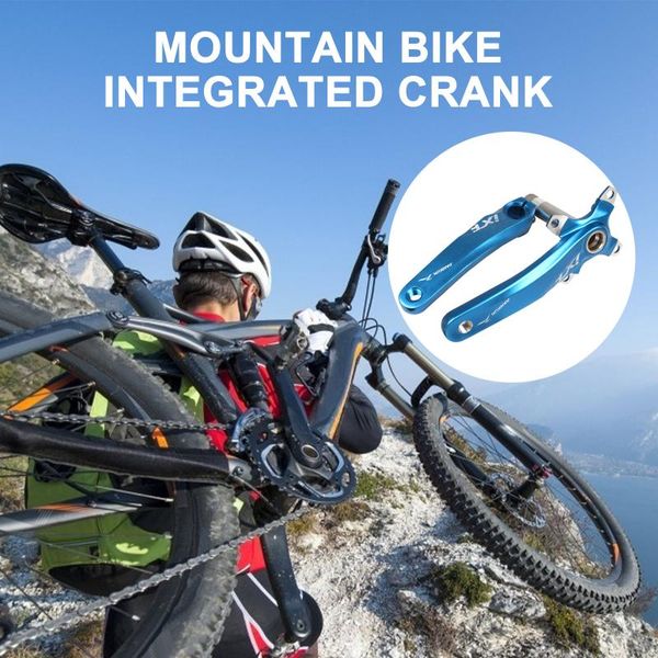 

party favor mountain bike hollow one-piece crank ixf modified single-plate left and right sprocket road parts