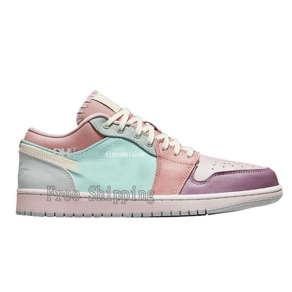 

2021 1 low se easter pastel basketball shoes men women 1s high mid jumpman sneakers dj5196 615