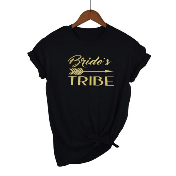 

women t shirt bride tribe arrow print tshirt short sleeve o neck loose t-shirt ladies summer causal tee clothes women's, White