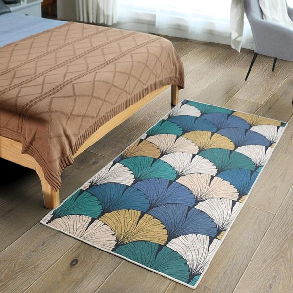 

carpet bedside small rectangular floor mats in front of the bed simple room head and foot tatami are machine washable carpets