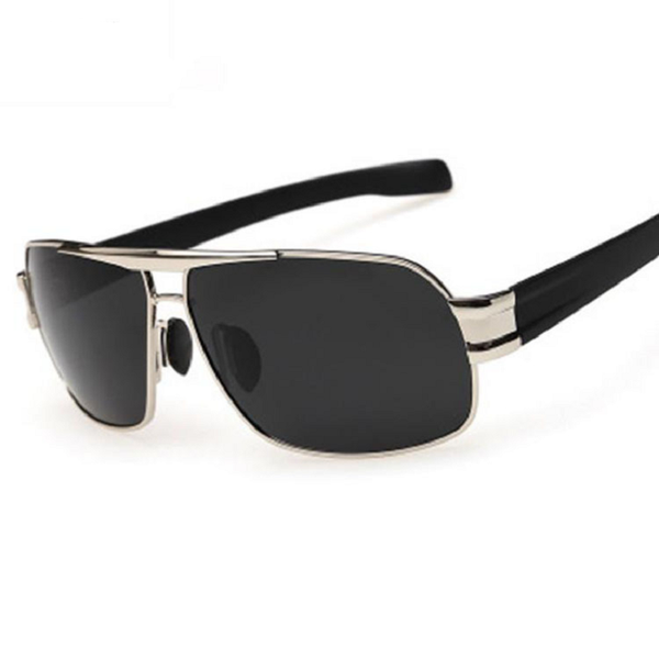 

sunglasses square polarized anti-reflective men driving fashion, White;black