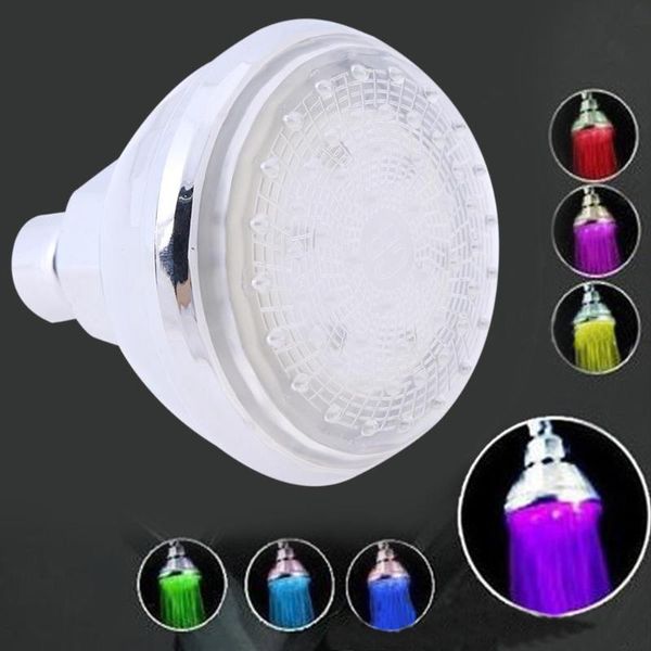 

bathroom shower heads led head romantic 7 colors changing temperature sensor spray water-saving bath sprinkler accessories