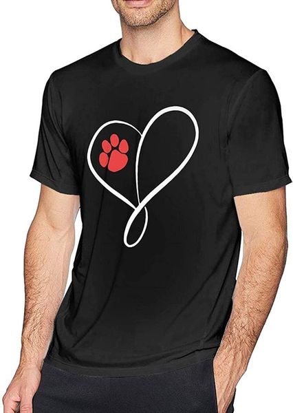 

t-shirt men cat dog men's short sleeve tee sports summer t-shirts, White;black