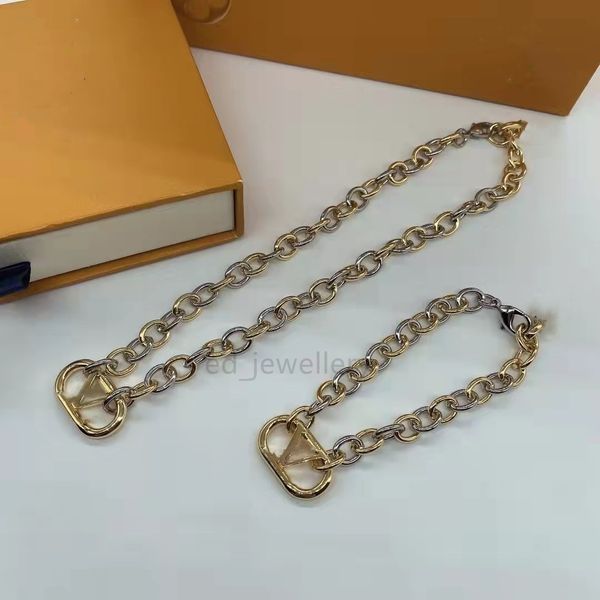 

2022 pendants gold love necklace fashion silver plated letter simple heart titanium valentine's day lovers chain jewelry wedding 113579