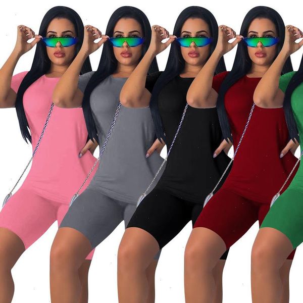 

women tracksuits sets summer shorts suit two piece set night club party 2 beach wear street outfits, Gray