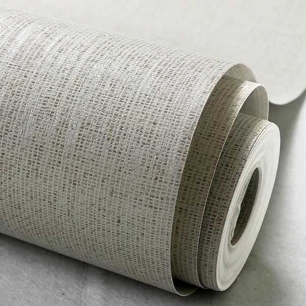 

wallpapers grasscloth texture wallpaper metallic linen effect solid color home bedroom living room decoration modern