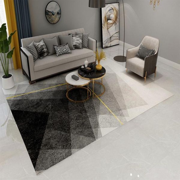 

washable carpet rug for living room modern printing stripe geometric floor child kids play mat parlor bedroom carpets