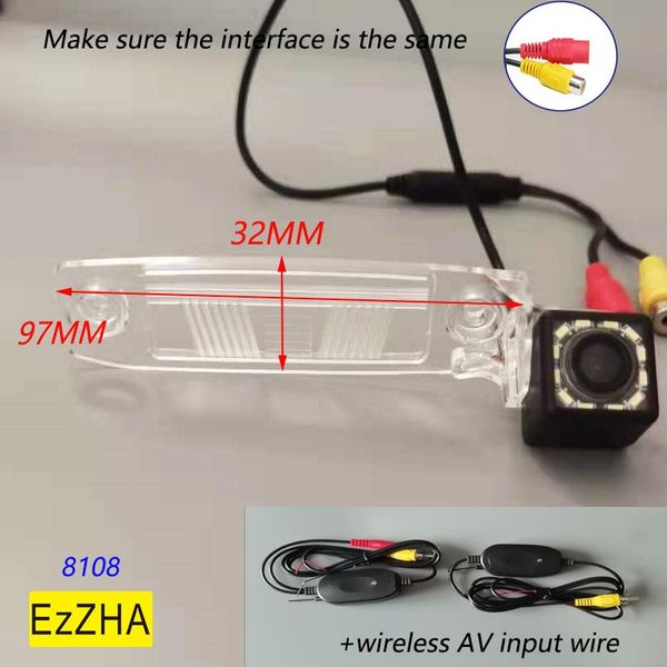 

car rear view cameras& parking sensors hd wireless ccd camera 4 8 12 led dynamic/fixed night vision for kia sportage sl r 2011 2012 2013