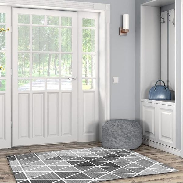

carpets 1pc nordic style rug modern minimalist collection lattice moroccan geometric carpet non-slip living room washed