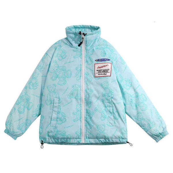 

2021 men's and women's fashion versatile down et winter short loose, Black