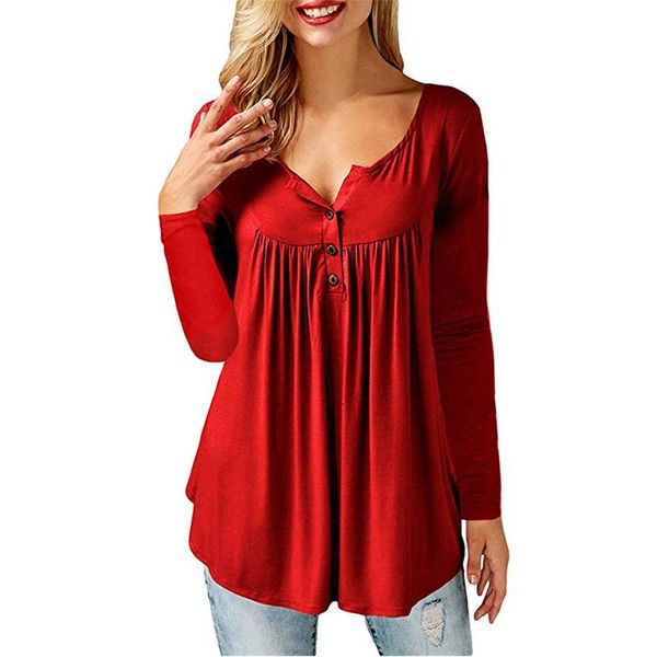 

women's t-shirt solid women long sleeve 2021 cotton v-neck loose shirt fashion harajuku elegant ladies haut 3xl, White