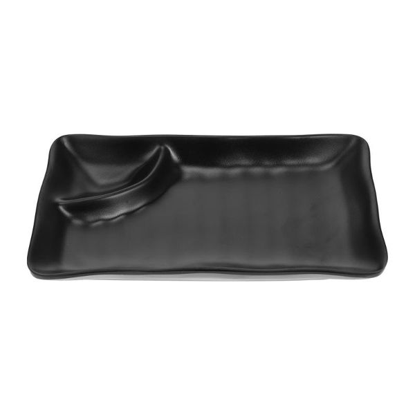 

chopsticks 1pc simple dumpling plate imitation porcelain sushi dish