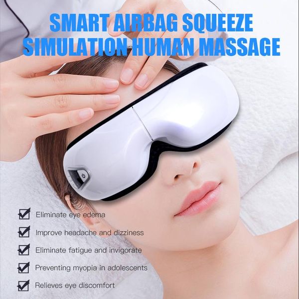 

electric air pressure eye massager blueteeth music heated goggles anti wrinkles care health tools five modes massagers