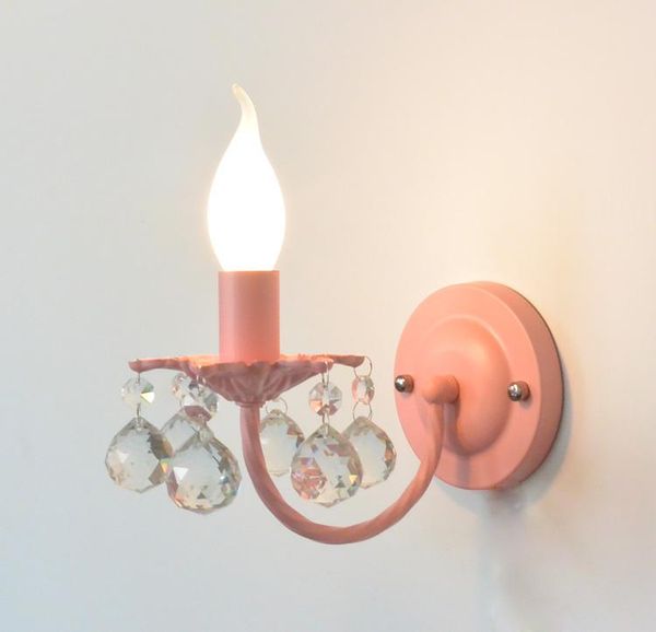 

wall lamp crystal children's creative bedroom restaurant aisle warm