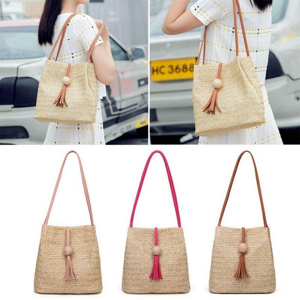 

bali insel damen tasche sommer rattan stroh hand gewebte schultertasche mode waist bags