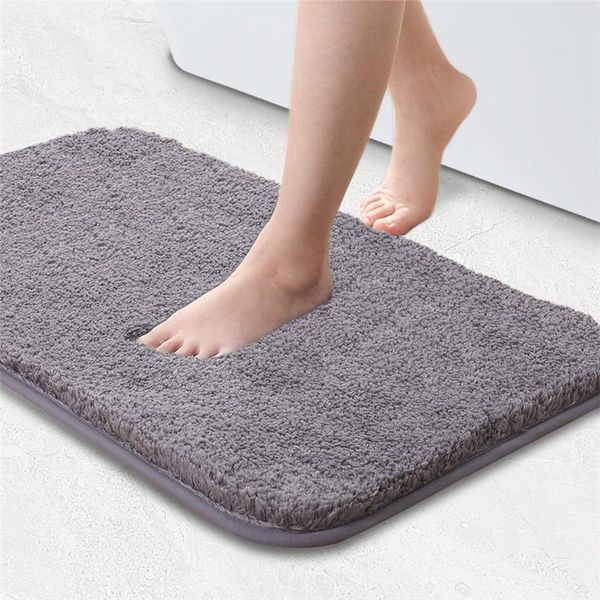 

bath mats solid white bathroom mat carpets superfine fiber toilet rug large size non-slip lavatory bedroom floor area rugs