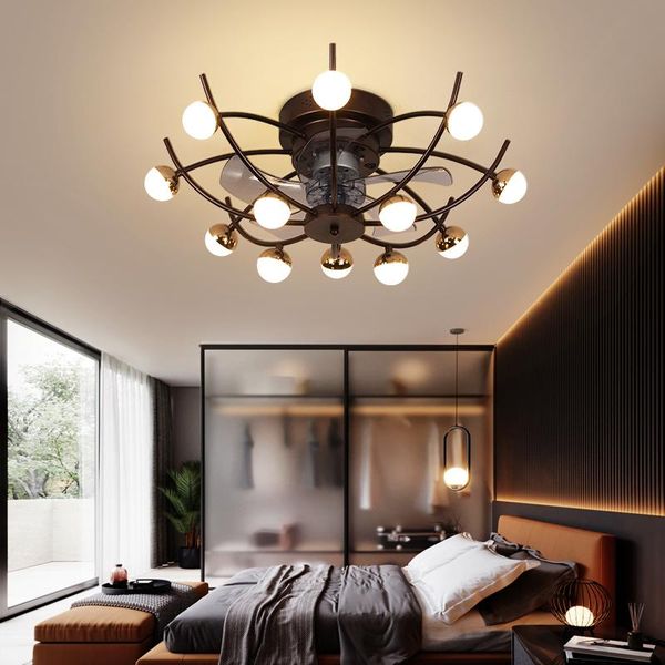 

ceiling fans creative modern 25 inch fan bedroom living room lamp with remote control decoration