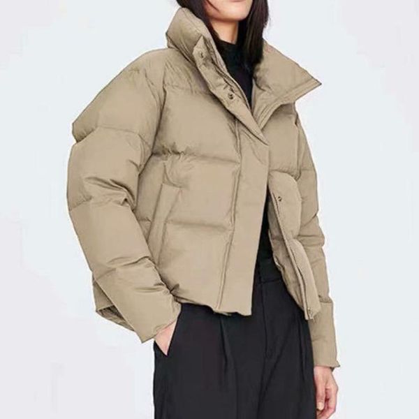 

women's down & parkas woman 2021 autumn and winter korean style clothing cotton warm bread clothes cotton-padded, Black